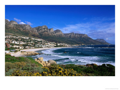 Beach at Camps Bay, Cape Town, South Africa