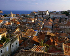 Rooftops of City, Dubrovnik, Croatia