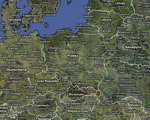 View map of Eastern Europe