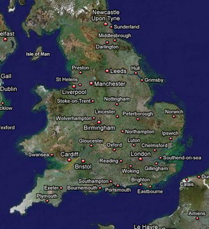 View Google Map of South Africa