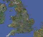 View Google Map of England, UK