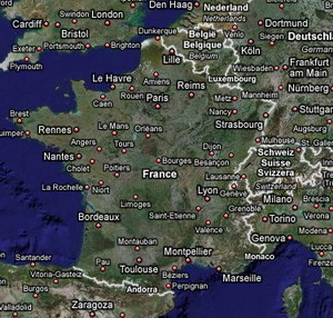 View Google Map of France