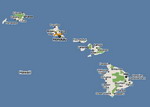 View map of Hawaii