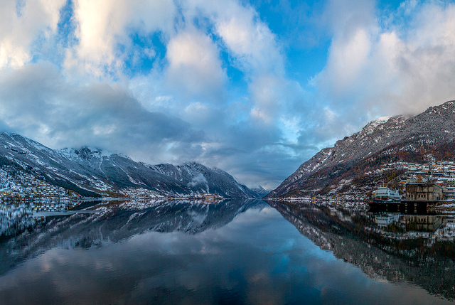 Norwegian Fjords in winter