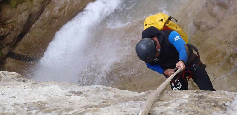 Canyoning in the French Alps