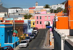 The colourful Bo Kaap in Cape Town South Africa