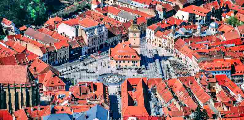 Brasov Old Town, Transylvania, Romania