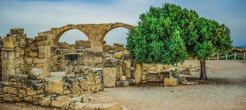 Historic ruins in Cyprus