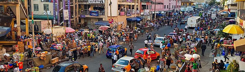 Accra in Ghana - photo by Muntaka Chasant on Wikimedia Commons