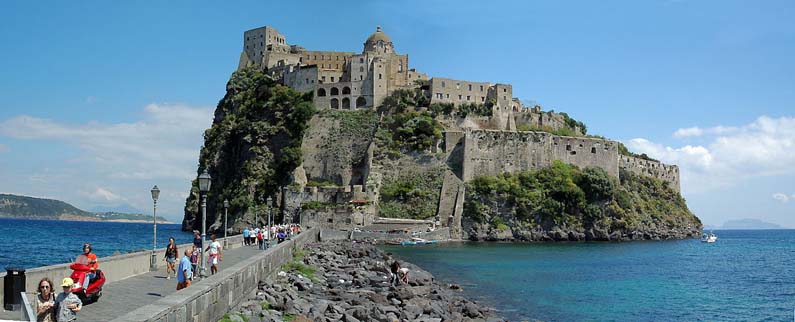 Castle in Ischia, Italy
