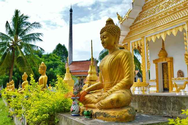 Buddhist temple in Koh Samui, Thailand
