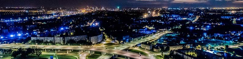 Riga, Latvia at night
