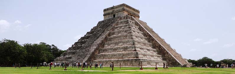 Mayan pyramid in Cancun