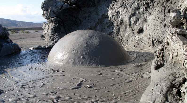 Mud volcanoes in Azerbaijan