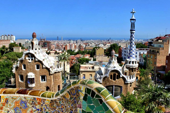 Parque Guell, Barcelona, Spain