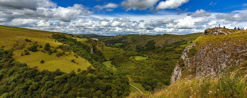 Views of the Peak District National Park in the UK