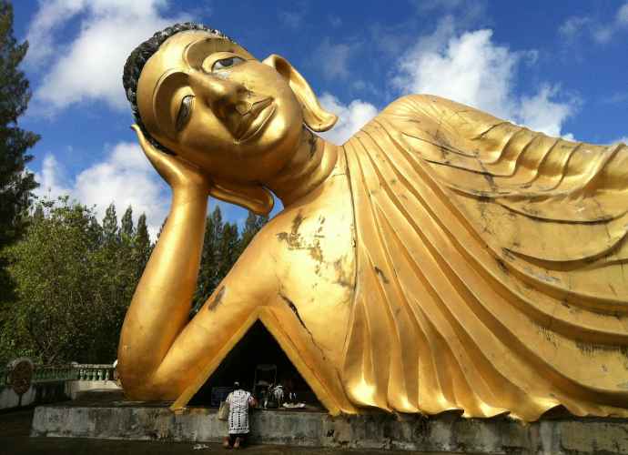 Golden Buddha in Phuket, Thailand
