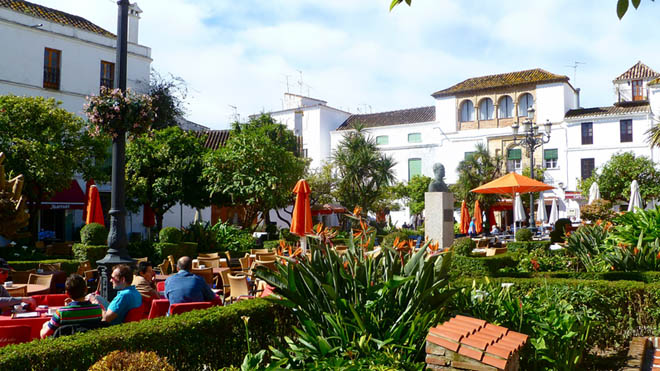 Plaza de los Naranjos, Marbella, Spain