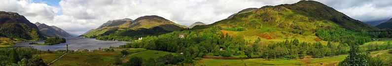 Perthshire view in Scotland