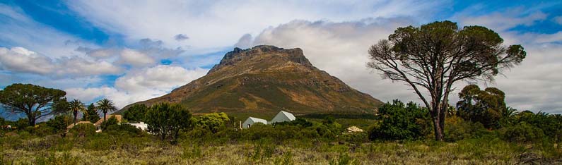 Stellenbosch view, Cape Winelands, Western Cape, South Africa