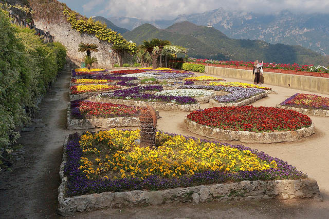 Villa Rufolo Garden in Ravello, Amalfi Coast, Italy