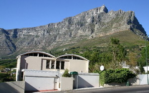 Exterior of house and the mountain