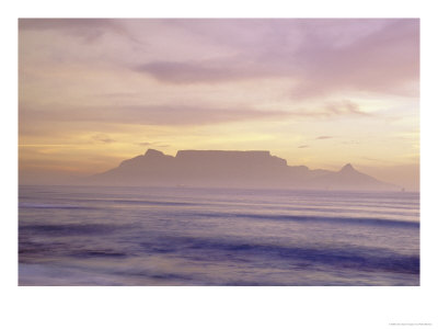 Table Mountain at Dusk, Cape Town, South Africa