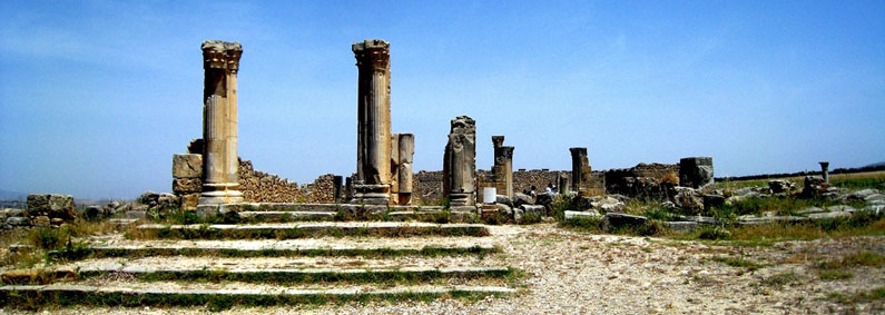Volubilis roman ruins in Morocco