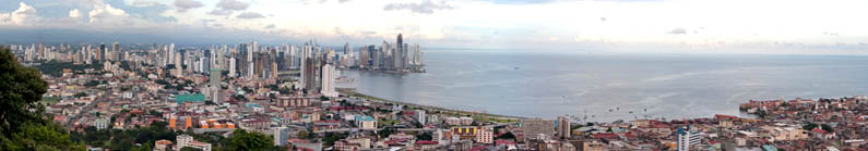 Panama City, Panama from Ancn Hill