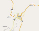 View map of South America