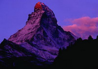 Matterhorn Seen from Zermatt, Zermatt, Switzerland