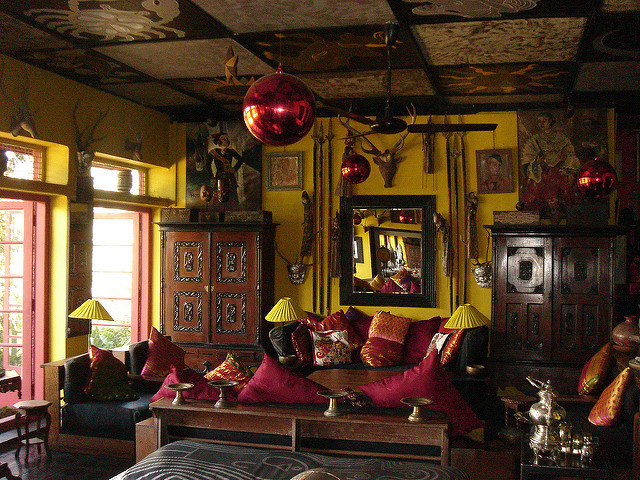 Lounge at Helga's Folly, Sri Lanka