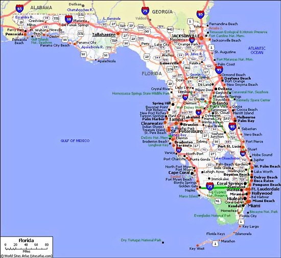 map of florida panhandle