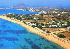 Naxos beaches. Cyclades, Greece