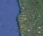 View map of the Asia