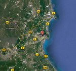 View map of the Asia