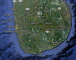 View map of the Asia
