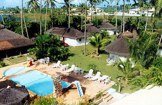 Chalets and Pool