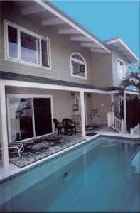 House and pool
