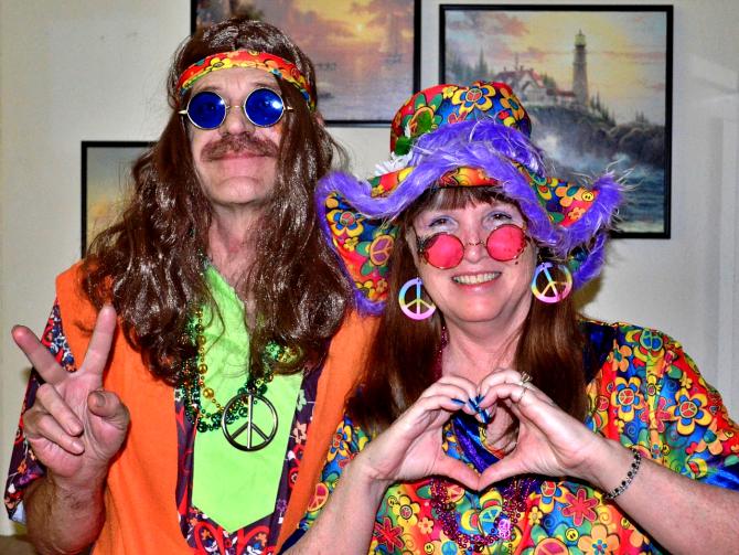 70s theme birthday party