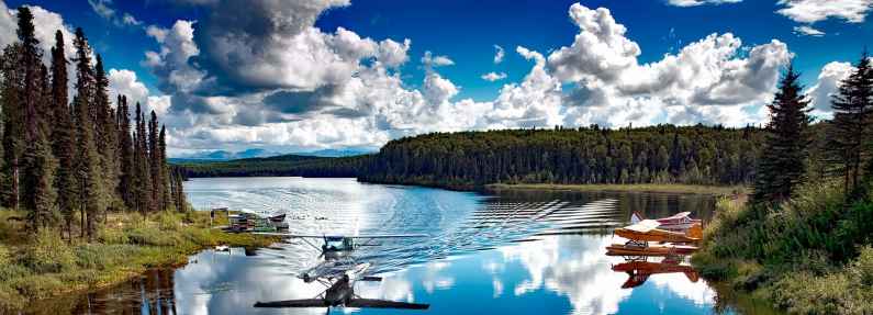 Visit beautiful Alaska in style