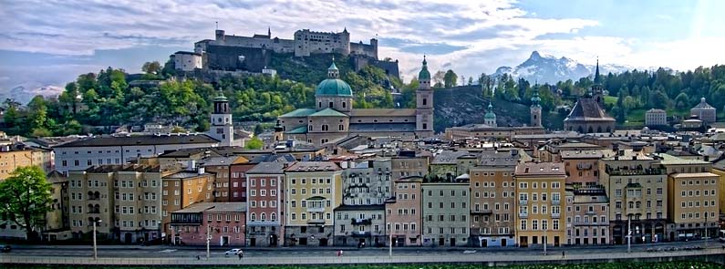 Panoramic view of Salzburg