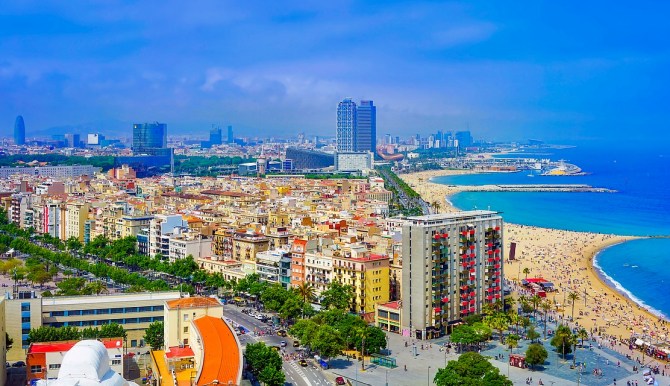 Barcelona beach