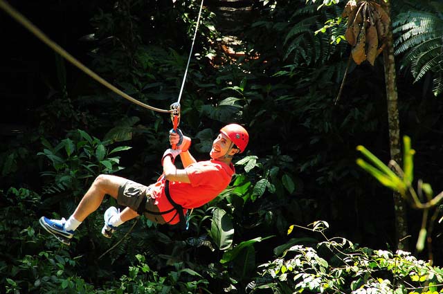 Ziplining in Costa Rica