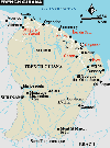 View map of South America