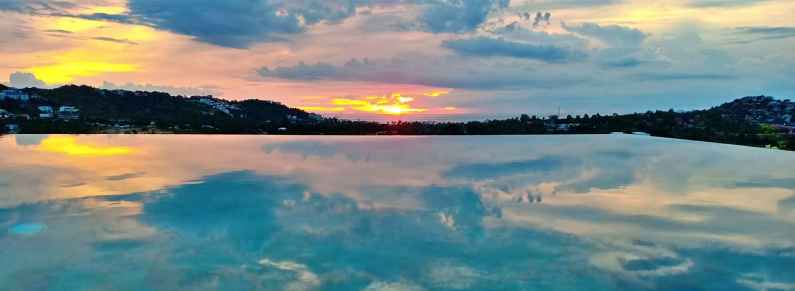 Infinity pool in Koh Samui, Thailand
