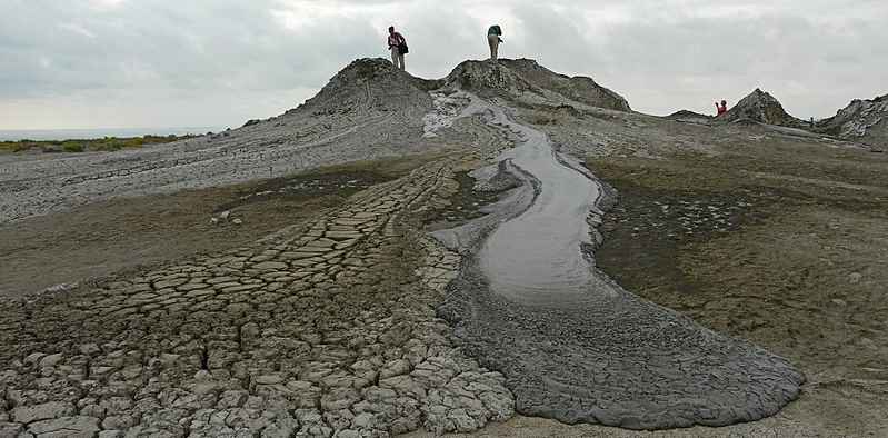 Mud volcano, Azerbaijan