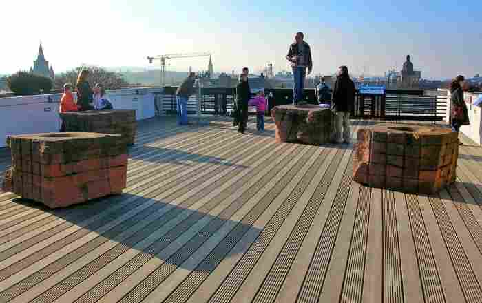 Rooftop Terrace at the National Museum of Scotland Rooftop Terrace at the National Museum of Scotland