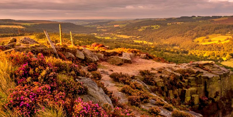 Views of the Peak District of England