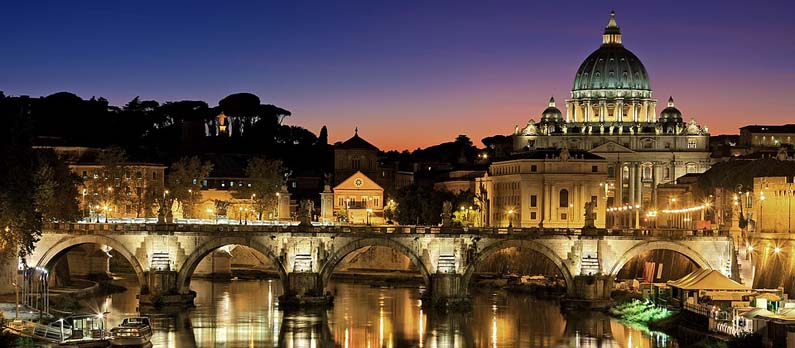 Panoramic view of the Vatican, Rome, Italy